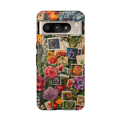 Vintage Floral Stamps Phone Case