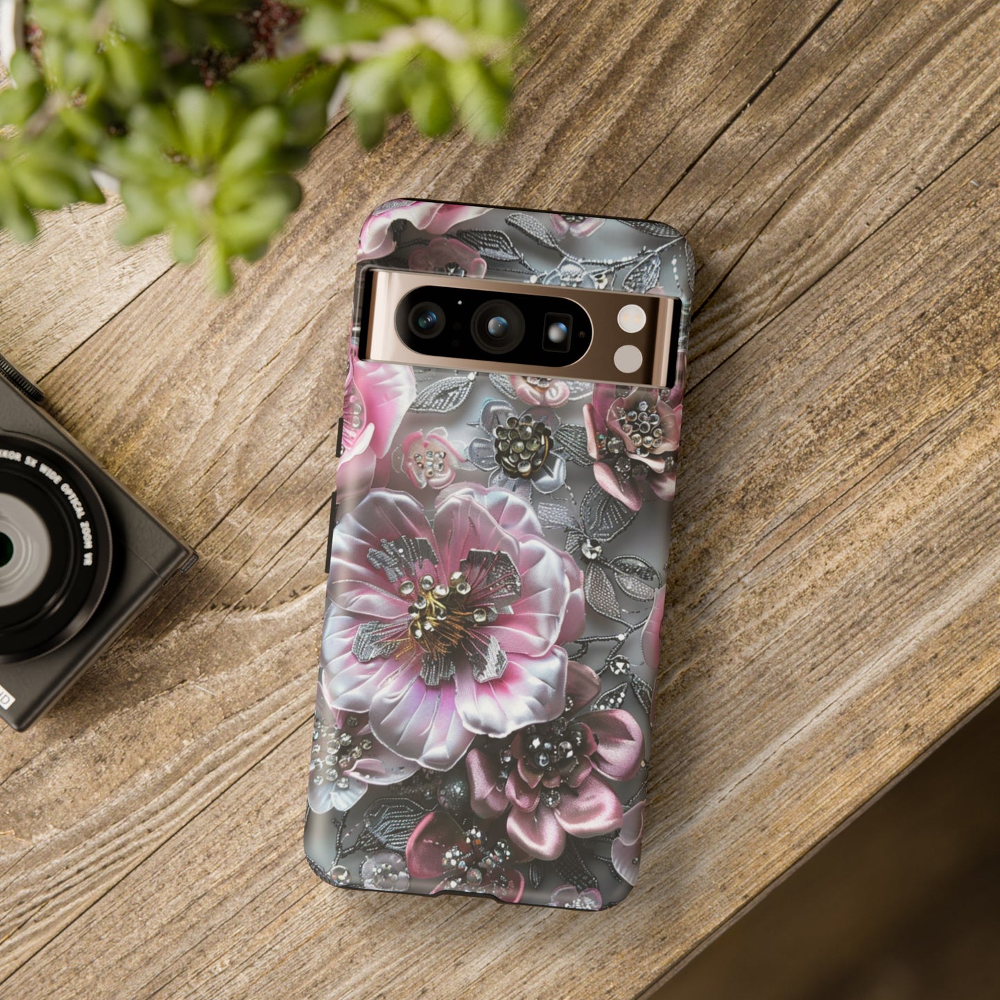 Coquette Aesthetic Floral Art iPhone 15 Case