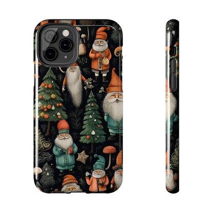 Vintage Santa Magic Mushroom Christmas Phone Case