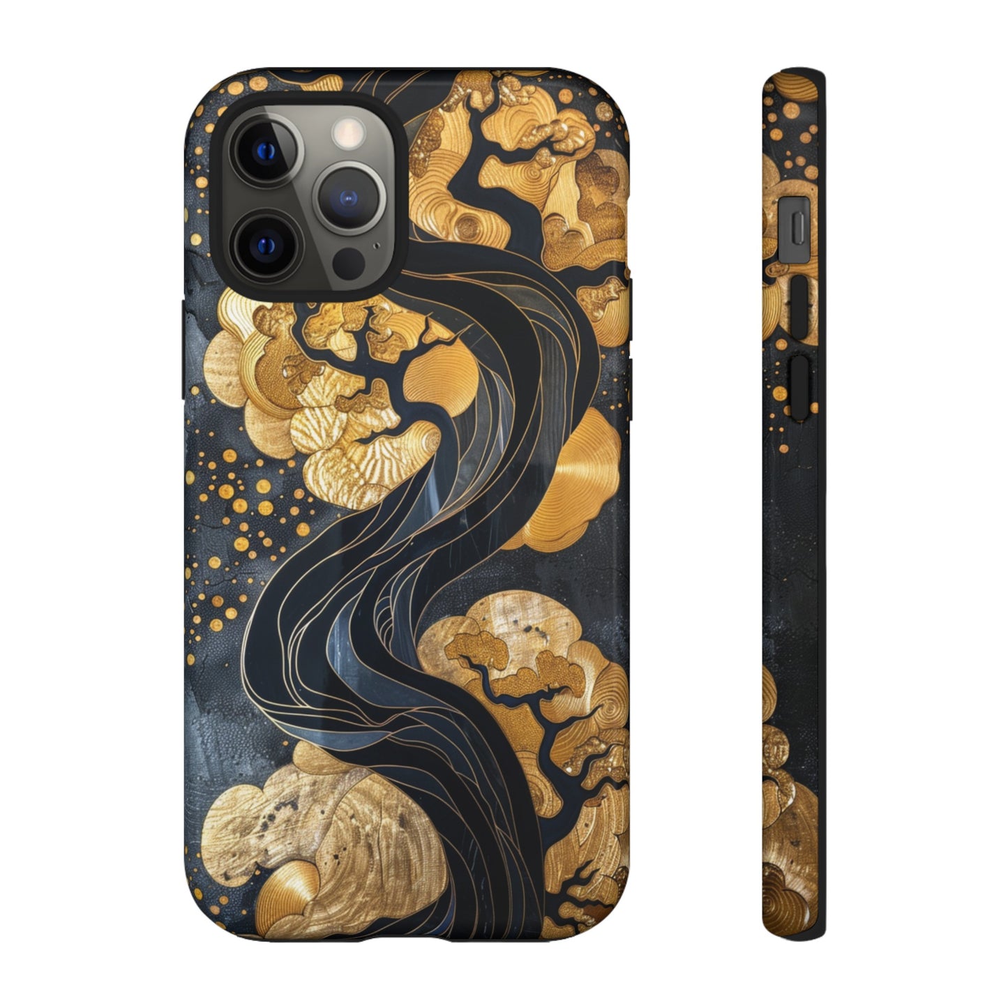 Gold and Silver Tree of Life Design Phone Case