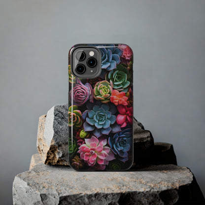 Succulent Desert Cactus Floral iPhone Case | Embrace the Beauty of Arid Elegance