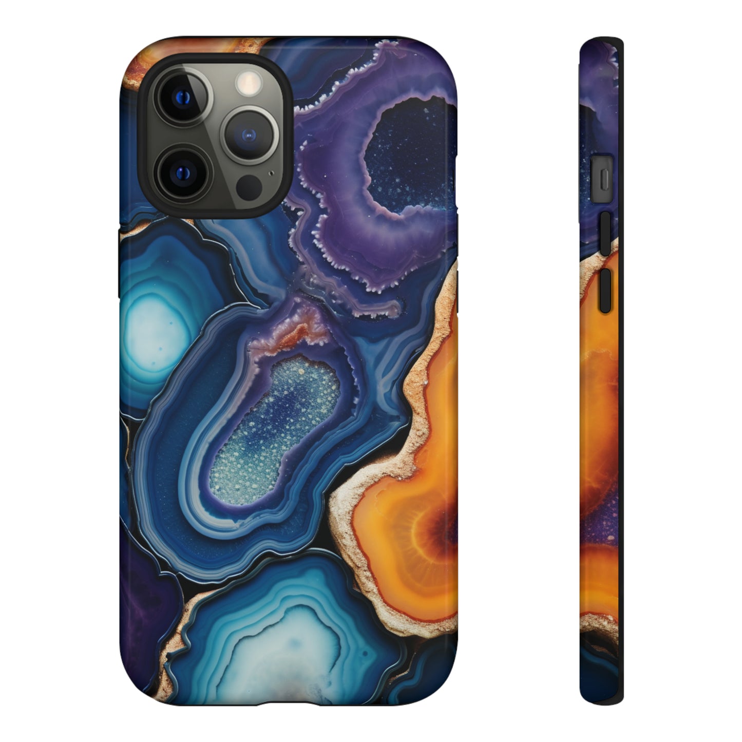 Agate Slice Geode Elegance: Natural Beauty Phone Case