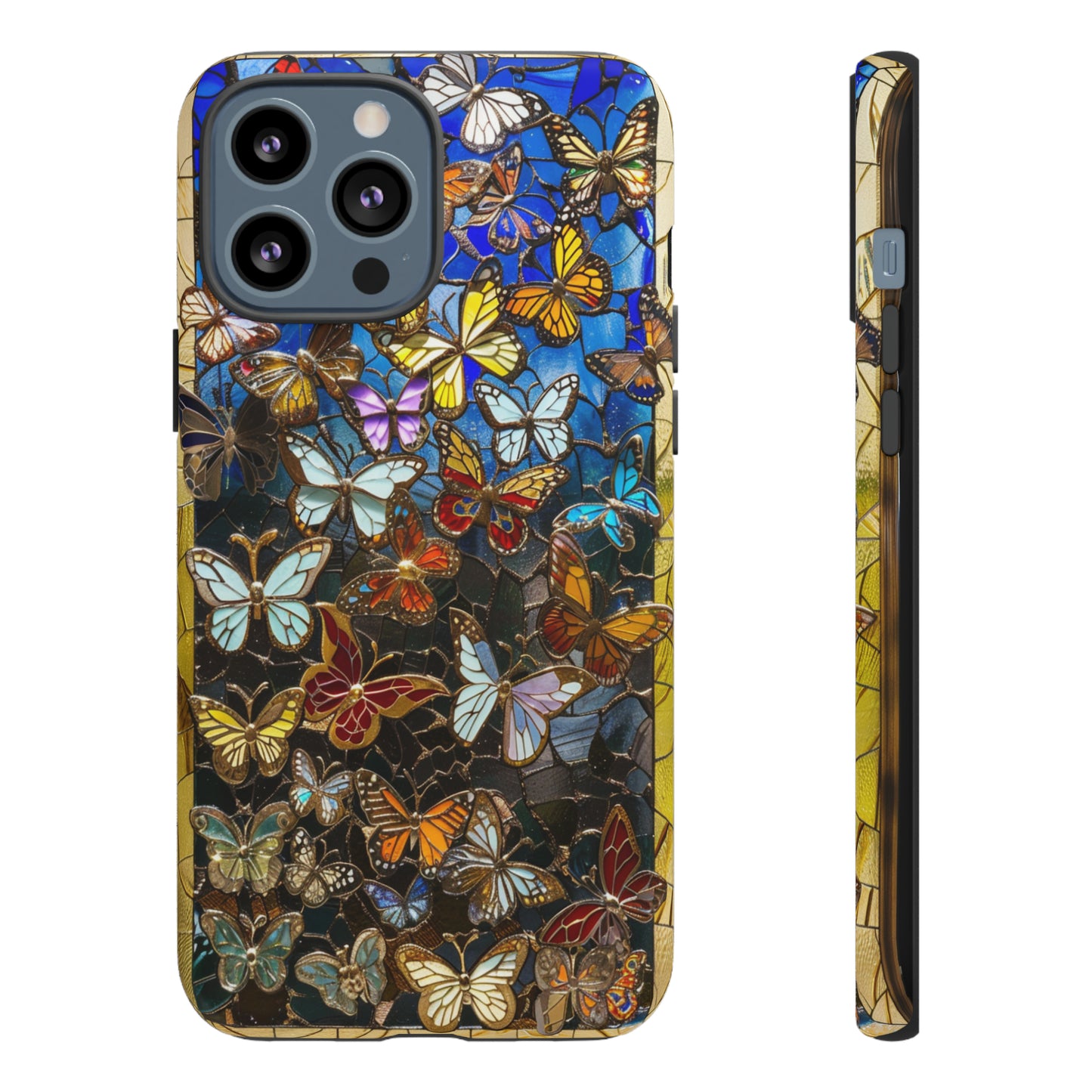 Butterfly Flower Garden Painting Phone Case