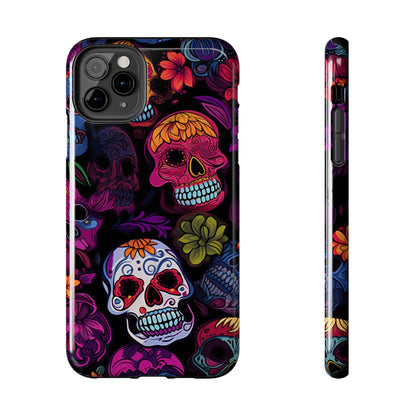 Sugar Skull iPhone Case | Day of the Dead Inspired Design for Halloween