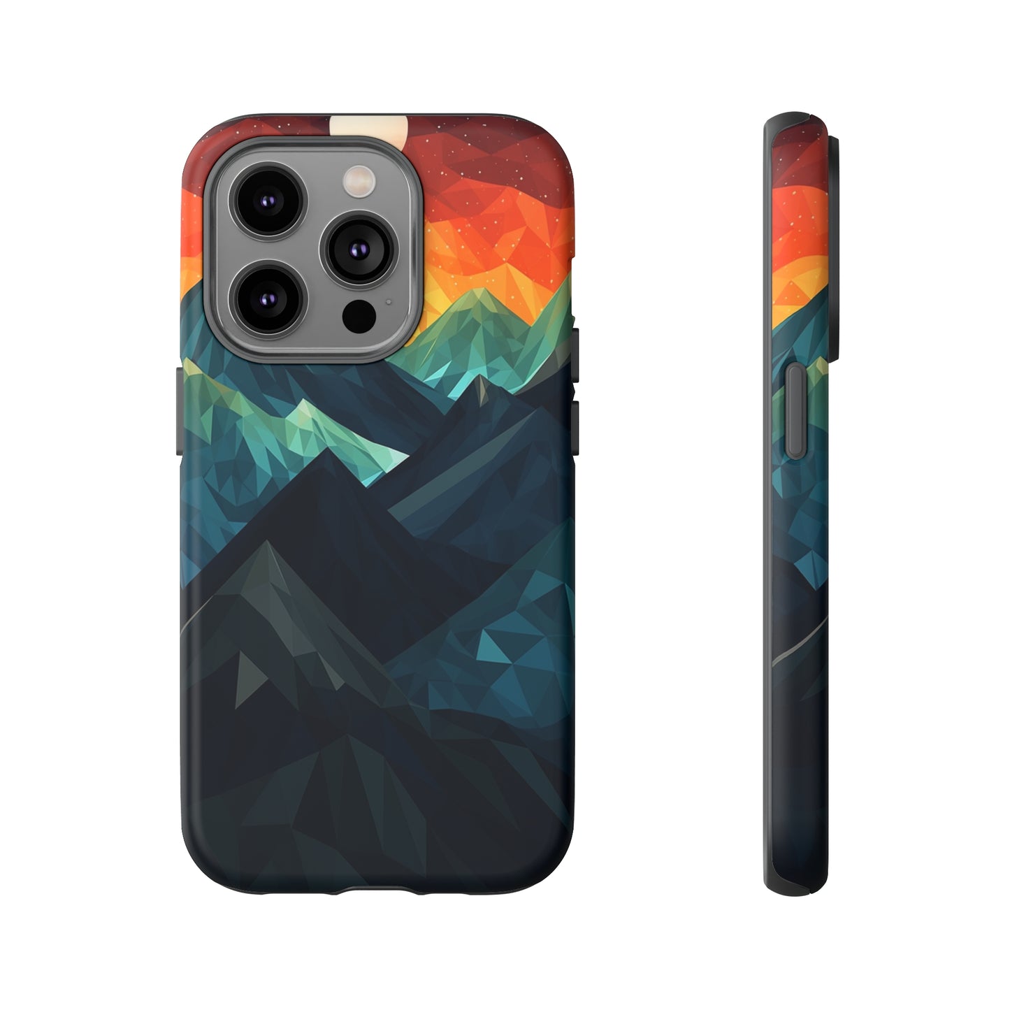 Mountain Abstract Tough Case | Embrace Nature's Beauty with a Durable Phone Case