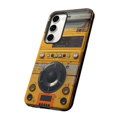 Cyberpunk Techno Gadget Walkman: Premium Phone Tough Case for iPhone, Samsung Galaxy, and Google Pixel