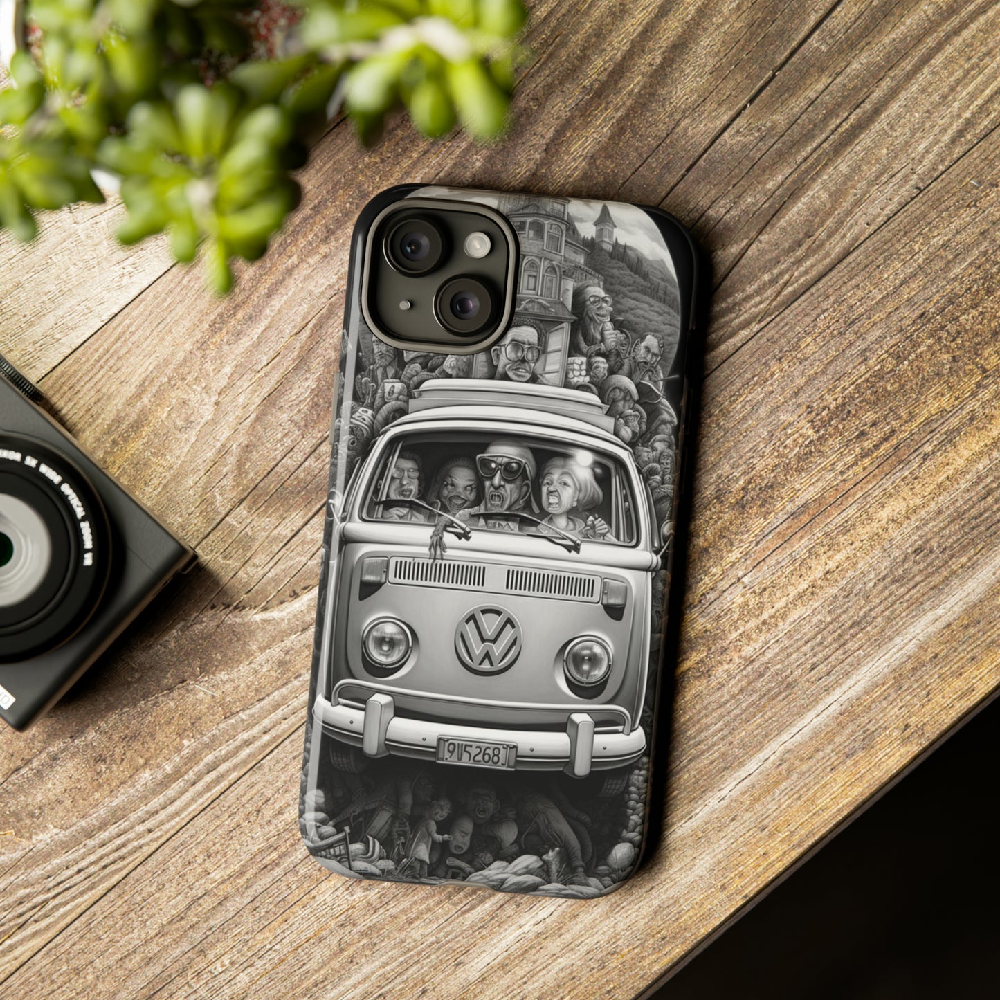 Vintage VW Camper Van iPhone Case