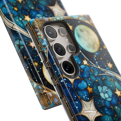 Boho Starry Night Stained Glass Artistry Phone Cover