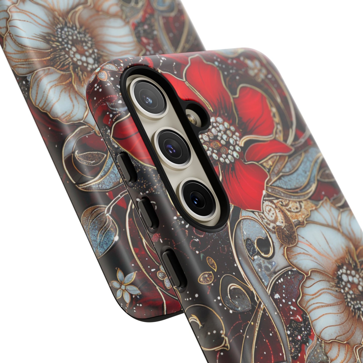 Stained Glass Floral Paisley Explosion Phone Case