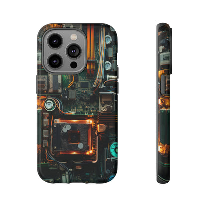 Circuit Board Themed Tough Phone Case