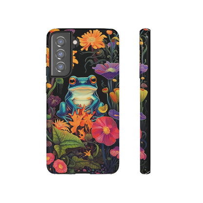 Floral Frogs Elegance Phone Case for Google Pixel, iPhone & Samsung Galaxy