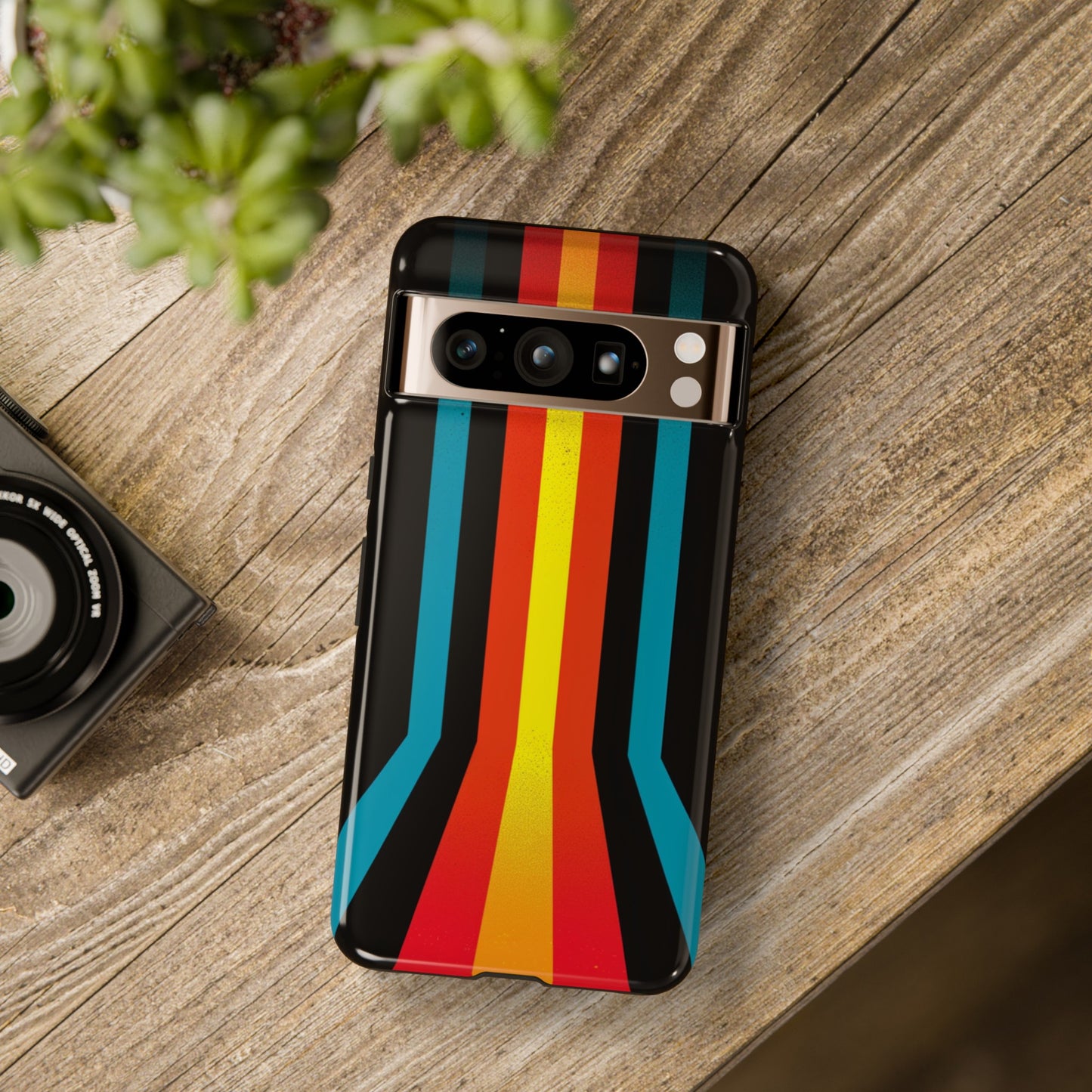 Retro Lines 1980s Flashback Phone Case