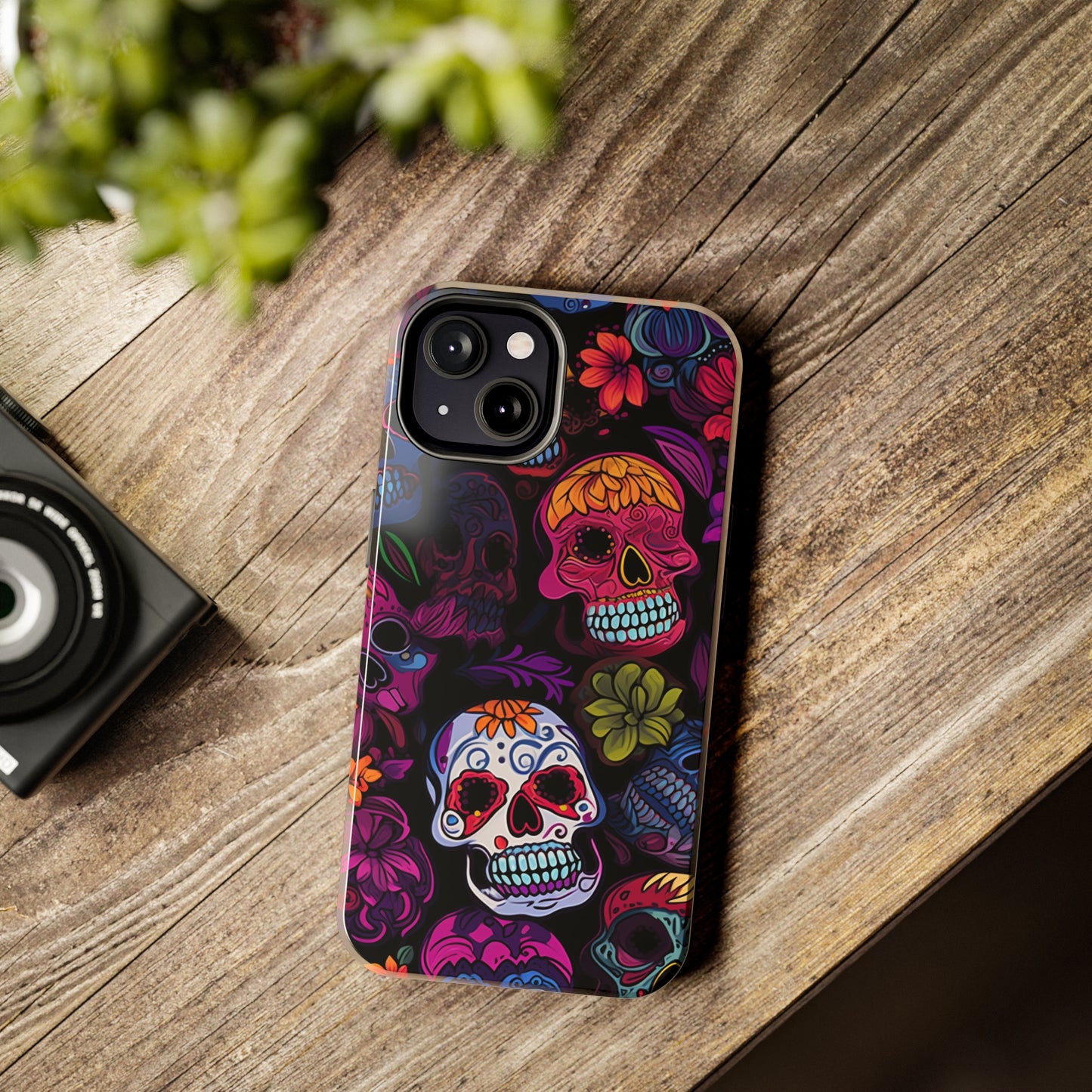 Sugar Skull iPhone Case | Day of the Dead Inspired Design for Halloween