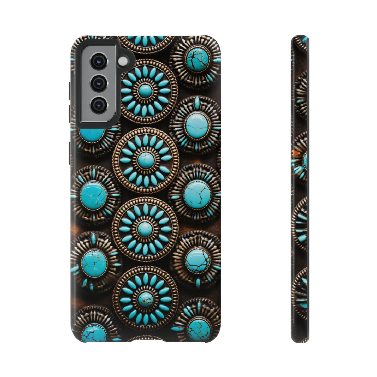 Vintage Navajo Native American Turquoise Concho Phone Case