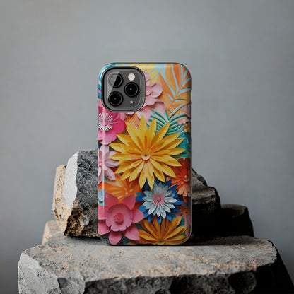 iPhone 12 Pro Max Artistry: Paper Floral Design – Crafted Elegance for iPhone 13 Pro and iPhone XR Enthusiasts