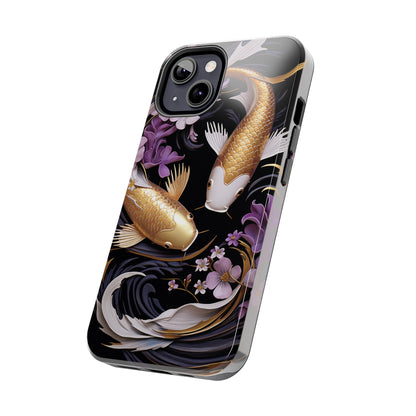 Graceful Flow: Koi Fish Inspired | Japanese Art Masterpiece iPhone Case