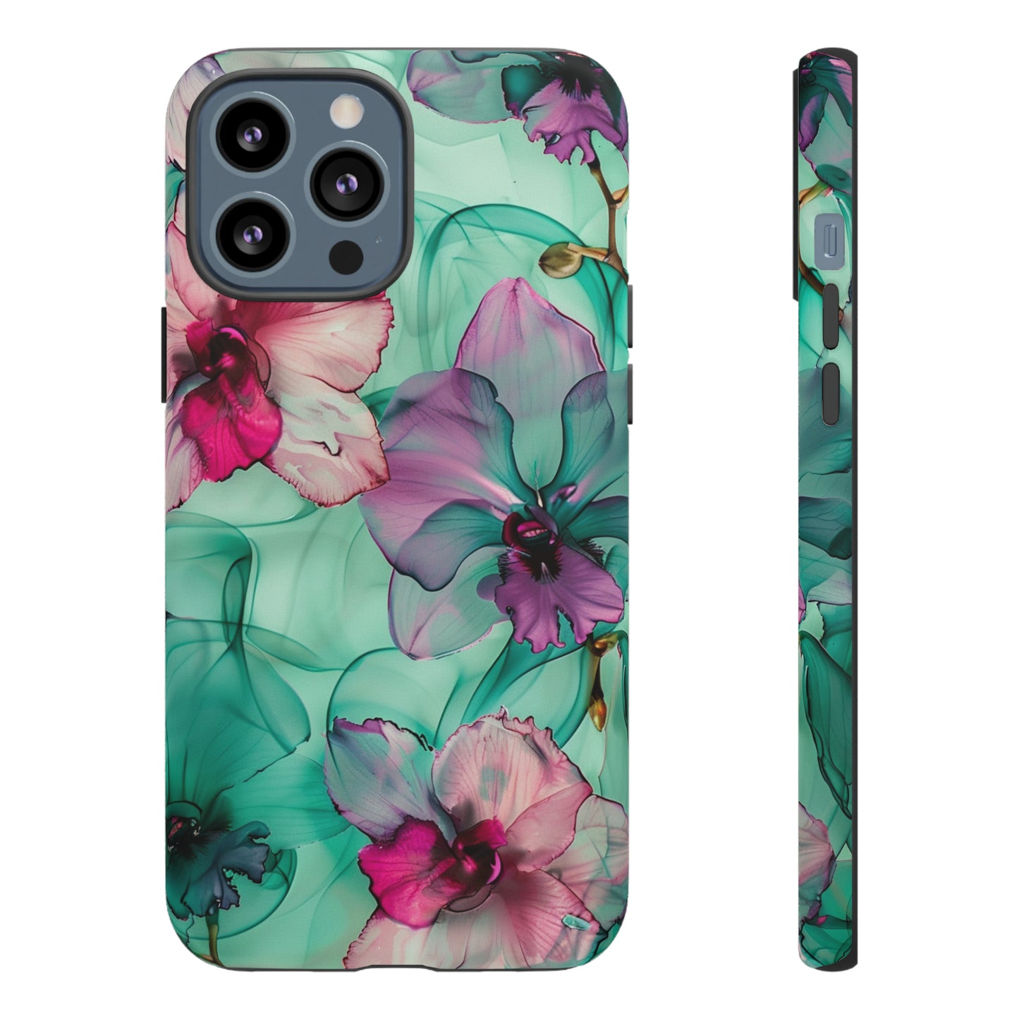 Watercolor Floral Orchids Phone Case