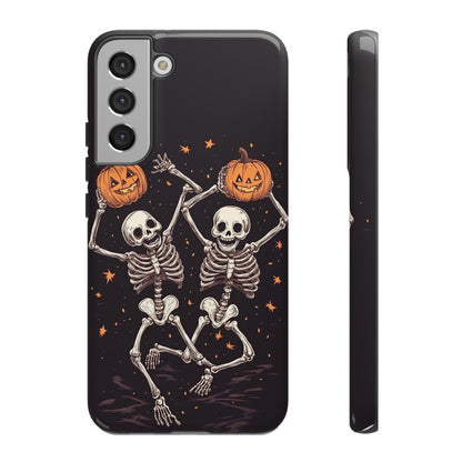 Dancing Skeletons with Jack-o'-Lanterns Phone Cover