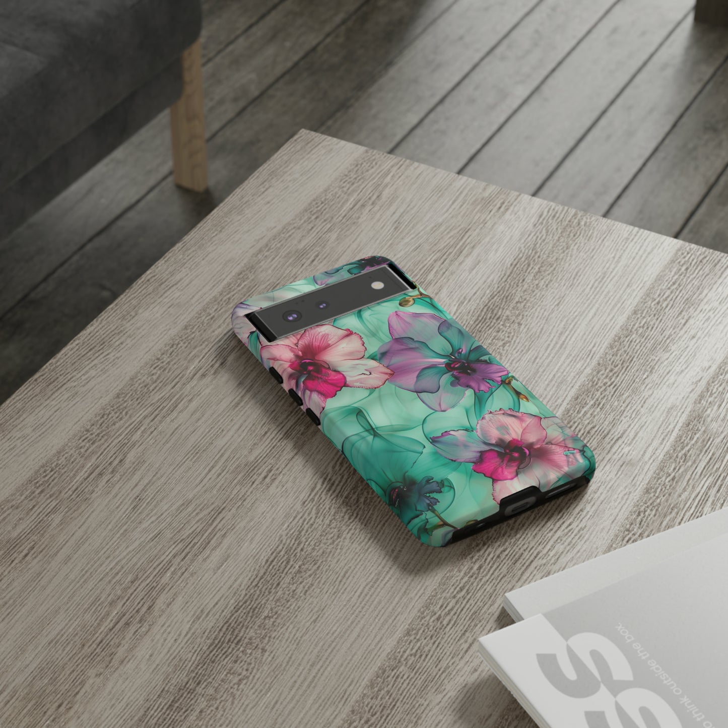 Watercolor Floral Orchids Phone Case