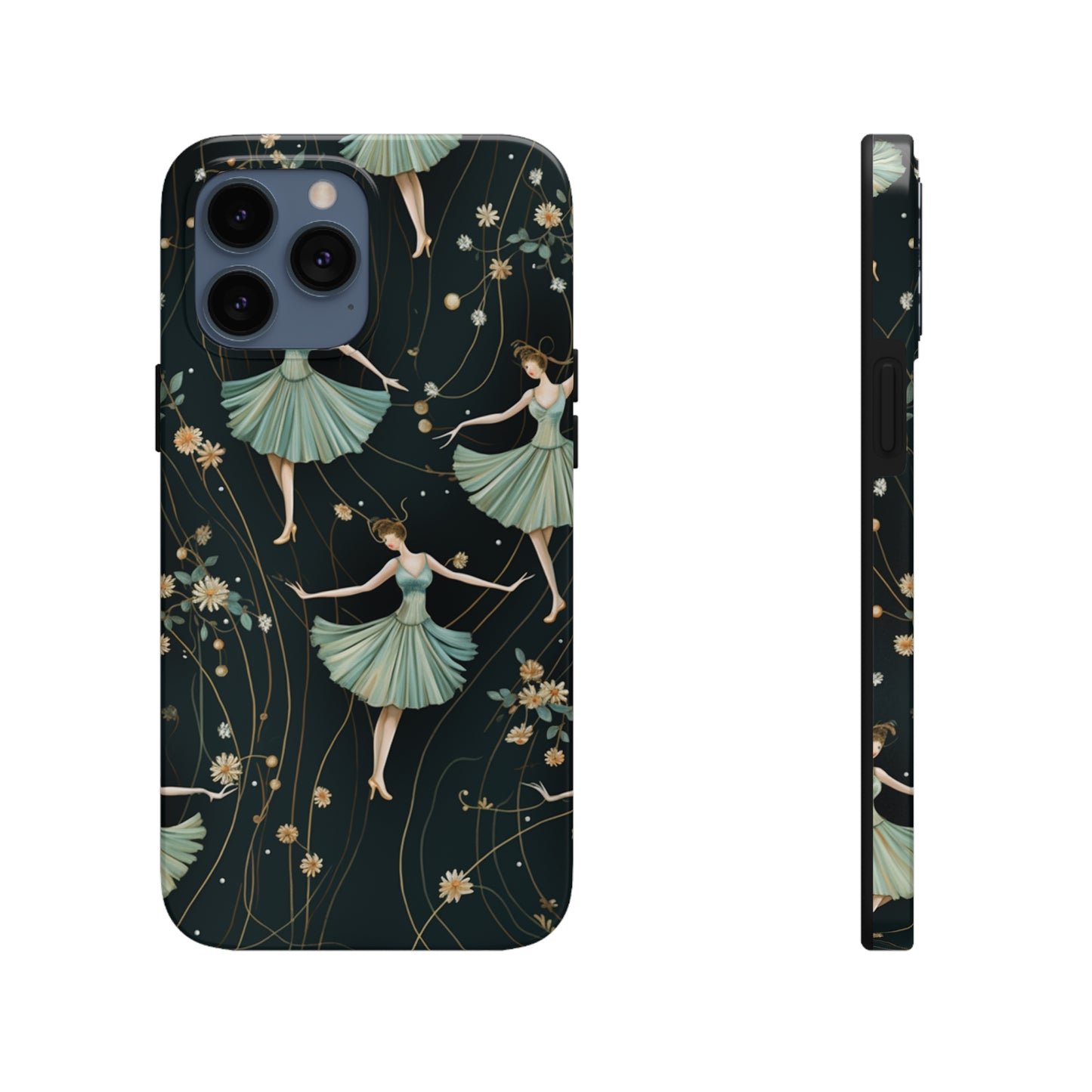 Vintage Style Dancing Ballerina iPhone Case | Embrace Elegance and Grace in Retro Charm