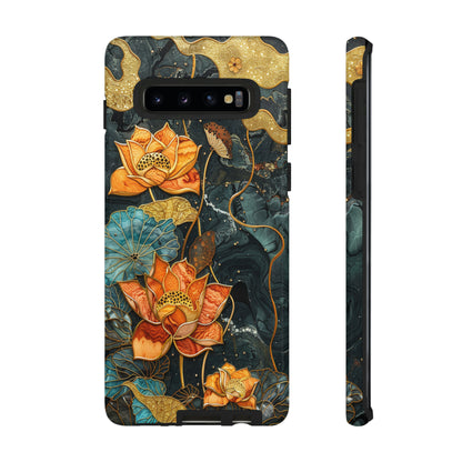 Chiyogami Floral Scroll Work Phone Case