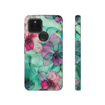 Watercolor Floral Orchids Phone Case