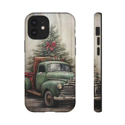 Christmas Pickup Truck Phone Case for iPhone