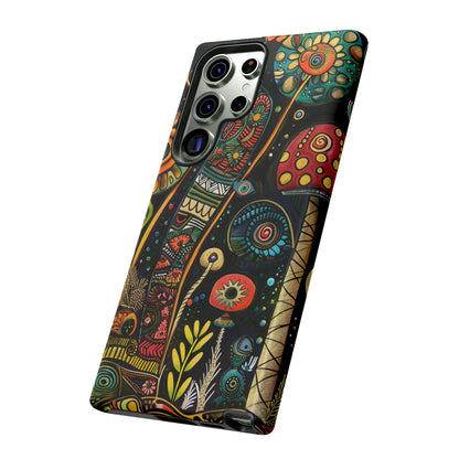 Retro 1960s Psychedelic Flowers Phone Case