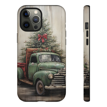 Christmas Pickup Truck Phone Case for iPhone