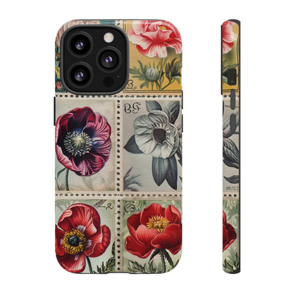 Vintage Floral Stamps Phone Case