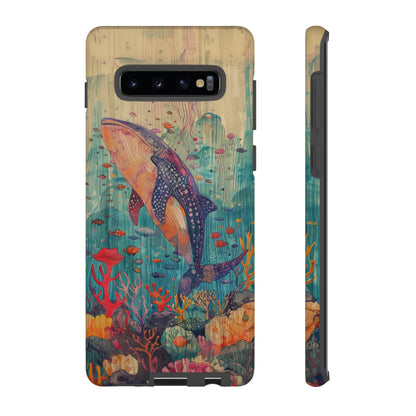 Whale Shark, Turtle, Manta Ray Phone Case