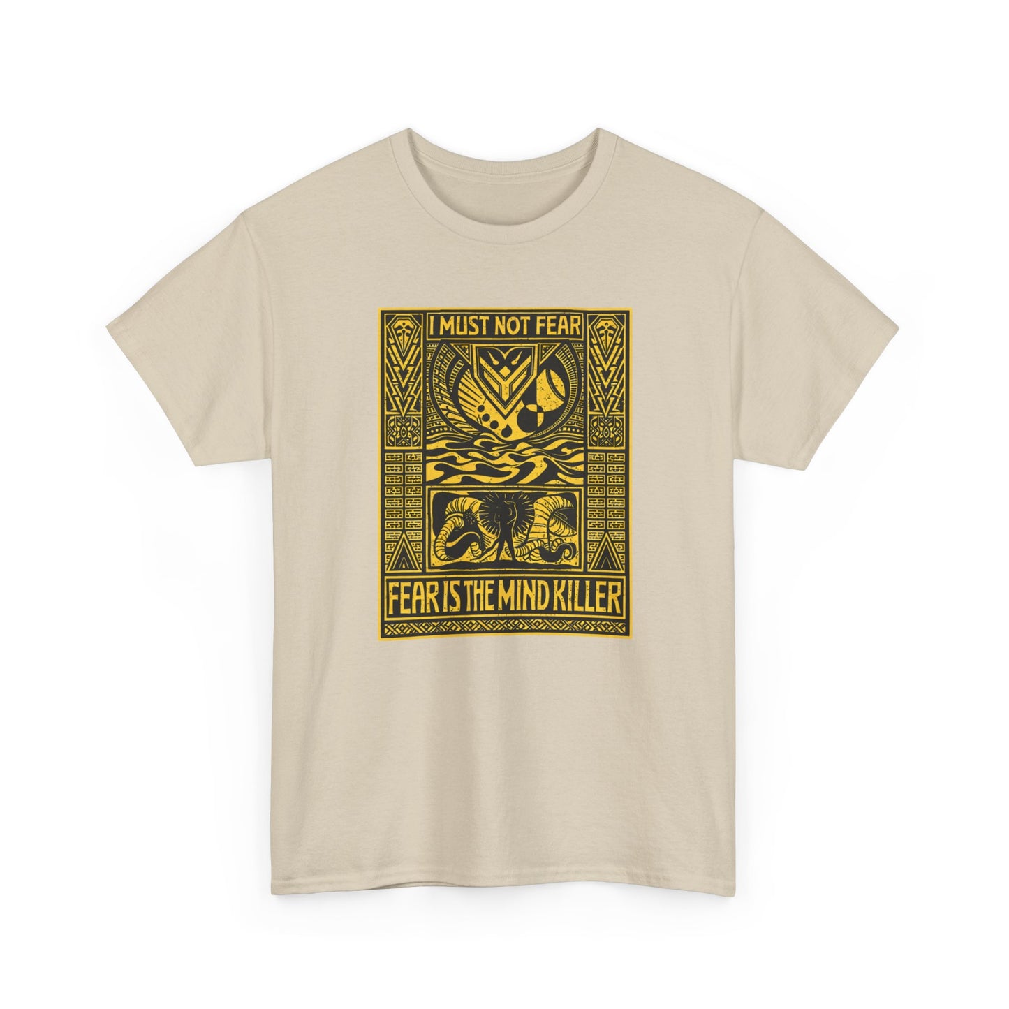 Fear Is the Mind Killer Sci Fi Quote T Shirt Retro Futurism Tee