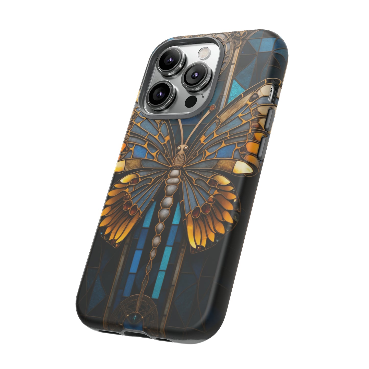 Stained Glass iPhone Butterfly Floral Aesthetic Art Nouveau