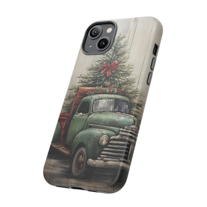 Christmas Pickup Truck Phone Case for iPhone