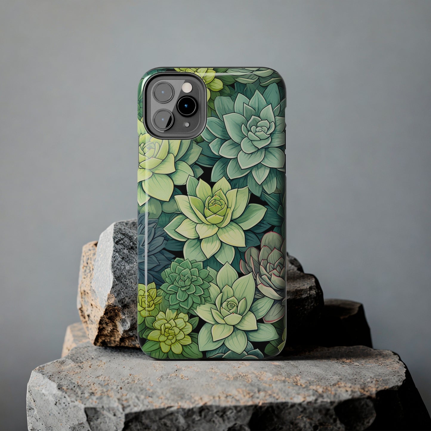 Succulent Desert Cactus Floral iPhone Case | Embrace the Beauty of Arid Elegance