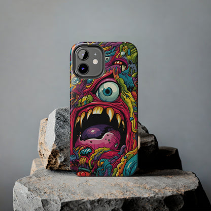 Psychedelic Dive: Monsters in the Mind & Mysteries Under the Bed | iPhone Tough Case