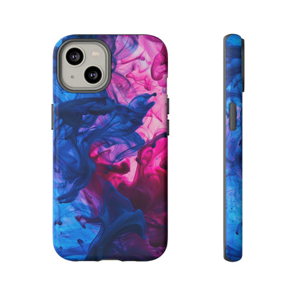 Magenta and Blue Color Explosion Phone Case