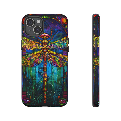 Art Deco Stained Glass Dragonfly Phone Cover