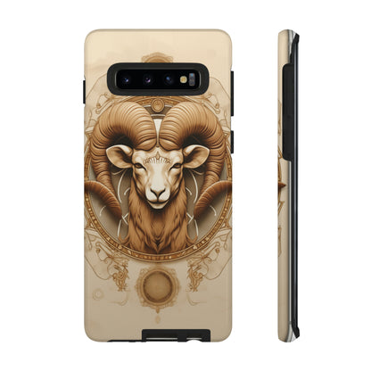 Aries Astrology Stained Glass Phone Case