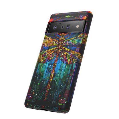 Art Deco Stained Glass Dragonfly Phone Cover