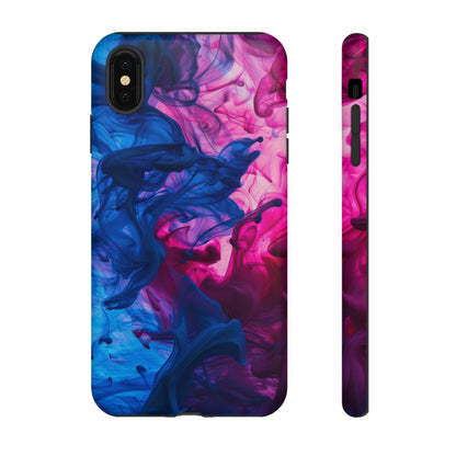 Magenta and Blue Color Explosion Phone Case