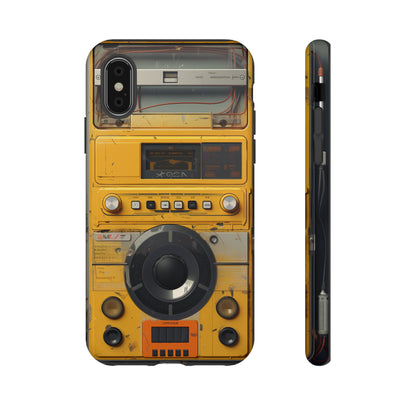 Cyberpunk Techno Gadget Walkman: Premium Phone Tough Case for iPhone, Samsung Galaxy, and Google Pixel