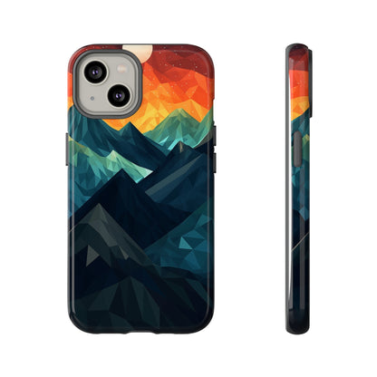 Mountain Abstract Tough Case | Embrace Nature's Beauty with a Durable Phone Case