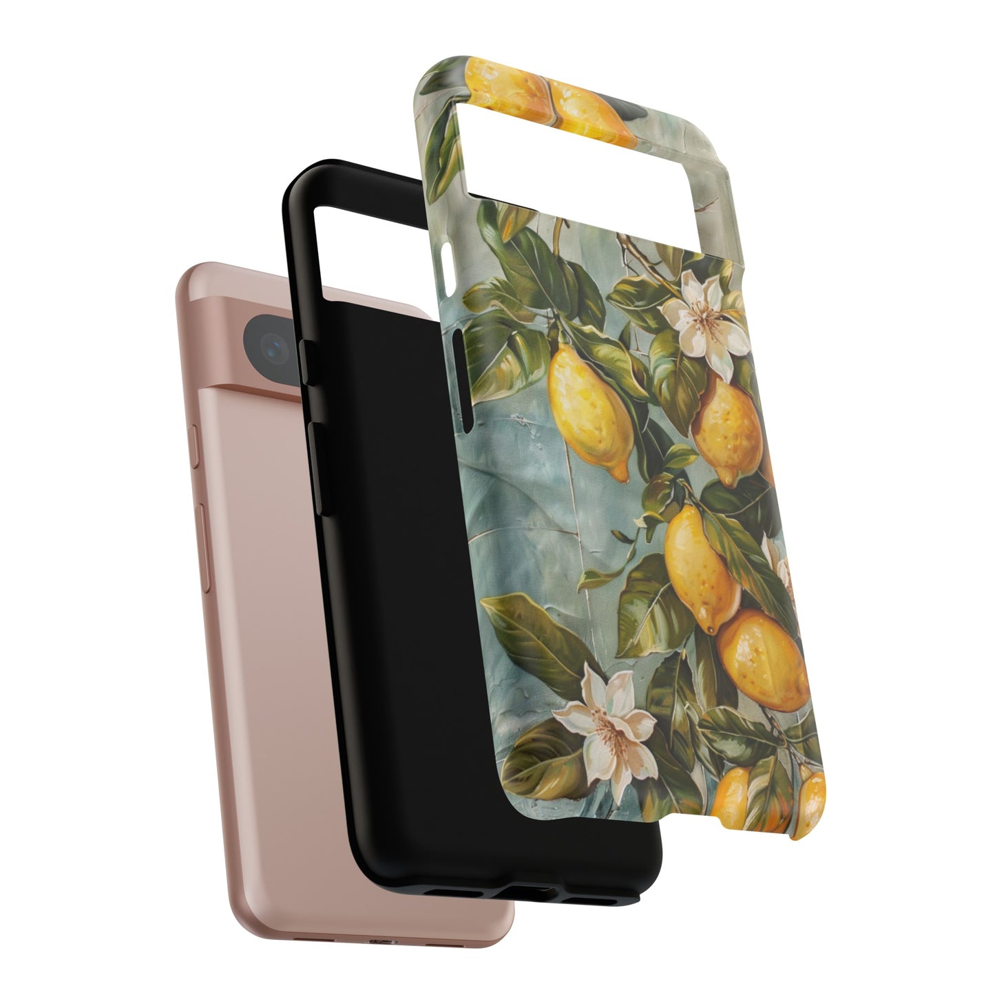 Mediterranean Lemon Tile Oil Painting iPhone 13 Case