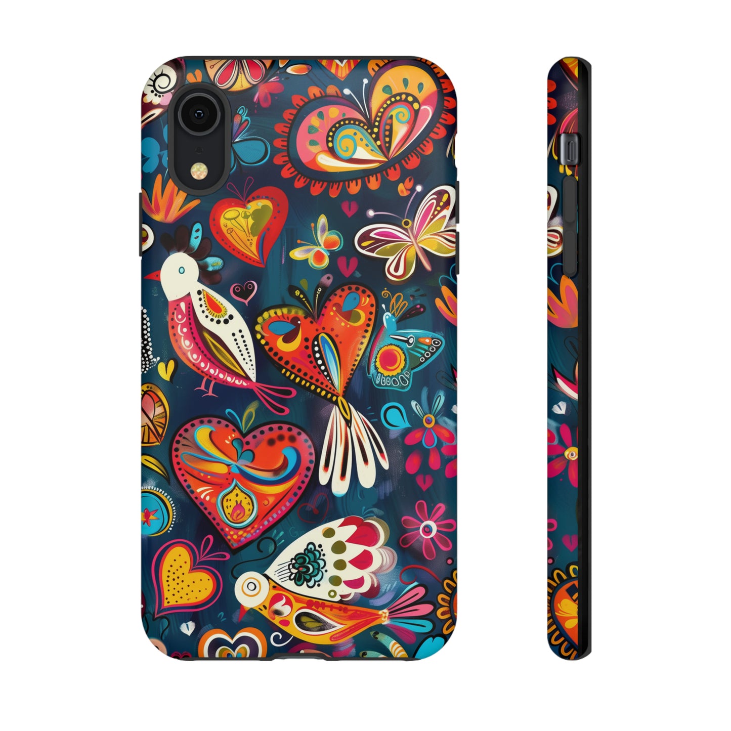 Bright Colorful Mexican Style Mural Painting Phone Case