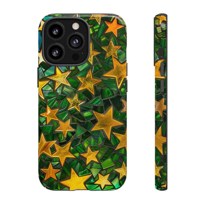 Green Celestial Stained Glass Mosaic Phone Case