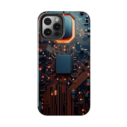 Neon Nexus: Cyberpunk Circuit Board | Futuristic Tech-Inspired iPhone Case