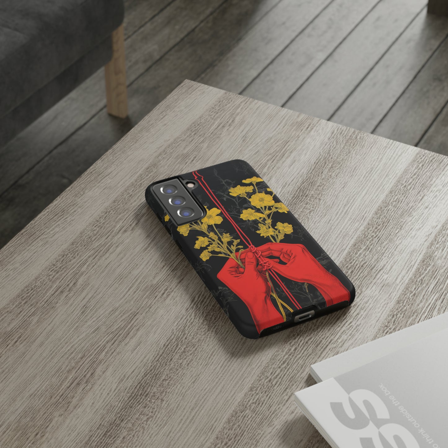 We Are All Connected Floral Phone Case