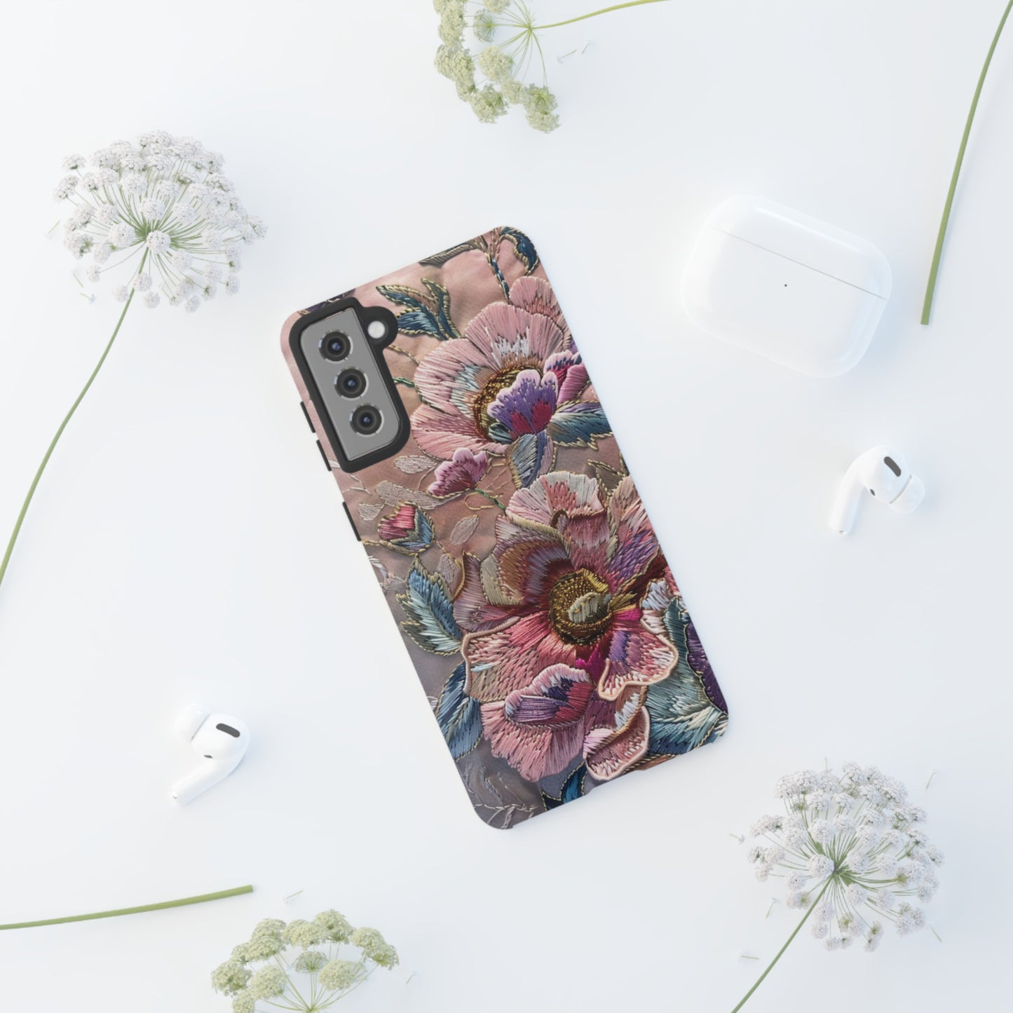 Coquette Embroidery Aesthetic Floral iPhone 14 Case