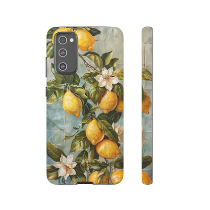 Mediterranean Lemon Tile Oil Painting iPhone 13 Case